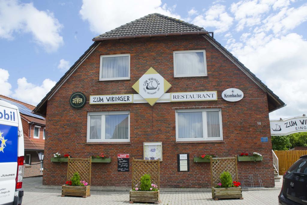 Hotel Zum Wikinger Neßmersiel Esterno foto